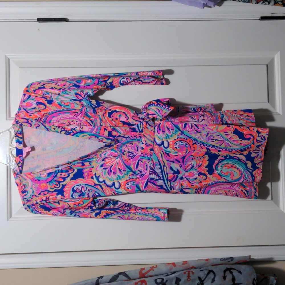 Lilly Pulitzer Carlie wrap romper